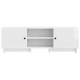TV Cabinet High Gloss White 150 x 31 x 50 cm Engineered Wood 893999