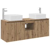 Bathroom Cabinet Set 3 pcs Artisan Oak 49.5 x 41 x 63 cm 3405646