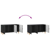 TV Cabinet Black 99 x 34.5 x 50 cm Engineered Wood 894256