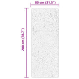 Rug HUARTE Short Pile Soft and Washable Cream 80x200 cm 375034