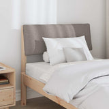 Upholstered Headboard Taupe 80 cm Solid Pine Wood 879147