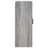 Wall Mounted Cabinet Grey Sonoma 69.5x34x90 cm 828426