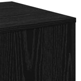 Nesting Table 3 pcs Black Oak Engineered Wood 862676
