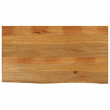 Table Top Live Edge 100x60x3.8 cm Solid Wood Mango 370598