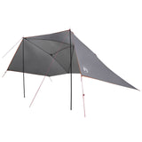Car Tent Grey and Orange 308 x 215 x 220 cm Polyester and Steel 42028549