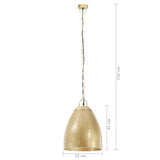 Hanging Lamp Brass Iron with brass coating 32 cm diameter 320560