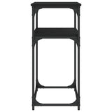 Console Table Black 100x35.5x75 cm Engineered Wood 834065