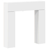 Fireplace Surround White 102 x 18 x 100.5 cm Engineered Wood 8006598