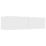 ZNTS TV Cabinet White 120x30x30 cm Engineered Wood 801490