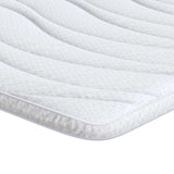 Mattress Topper White 200 x 200 x 3.5 cm Knit Fabric 4106411