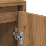 ZNTS 2 Piece Bathroom Furniture Set Artisan Oak Engineered Wood 856068