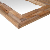 Decorative Mirror Teak 90x60 cm Rectangular 244563