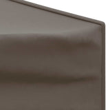 Folding Party Tent with Sidewalls Taupe 2x2 m 93505
