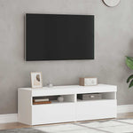 TV Cabinets with LED Lights 2 pcs White 60x35x40 cm 804410