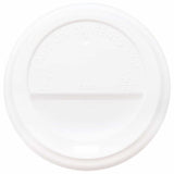 Paper Coffee Cup Lids 80 mm 8oz 1000 pcs White Plastic 4102803