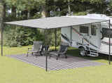 310830 Tent Carpet 300x600 cm Anthracite and White