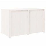 Outdoor Kitchen Cabinet MEPPEL White 106x55x64 cm Solid Wood Pine 832334