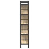 Bookshelf Sonoma Oak 75 x 30 x 156 cm Engineered Wood 883959