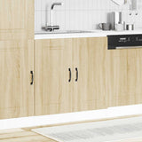 Sink Base Cabinet Kalmar Sonoma Oak 80x46x81.5 cm Engineered Wood 853450