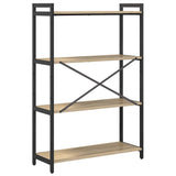 Bookshelf Sonoma Oak 80 x 30 x 120 cm Engineered Wood 868420