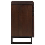 ZNTS Bedside Cabinet Brown 50x34x60 cm Solid Wood Mango 377494