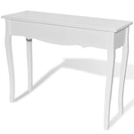 ZNTS Dressing Console Table White 241144