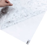 Window Films 4 pcs Frosted Flower Pattern PVC 3208980