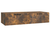 Wall-Mounted TV Cabinet Wall-mounted Smoked Oak 98 x 41 x 30 cm 898700