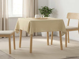 Table Cloth 5 pcs Rectangular Cream White 140 x 140 cm 42040328