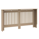 Radiator Cover 2 pcs Brown 152 x 19 x 81.5cm Engineered Wood 3403233