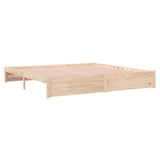 Bed Frame without Mattress Solid Wood 200x200 cm 814969