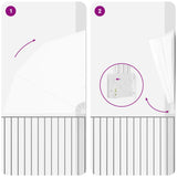 Balcony Privacy Screen 210 x 210 cm Polyester White 42000939