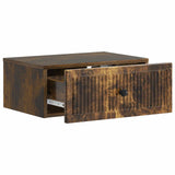 Bedside Cabinet with Drawer 2 pcs Smoked Oak 49 x 34.5 x 20 cm 897946