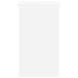 Desk White 90x45x76 cm Engineered Wood 801373
