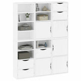 Side Cabinets 6 pcs "ODDA" White 40x24x79 cm Solid Wood Pine 3365355