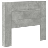Headboard Concrete Grey Engineered Wood 3418659