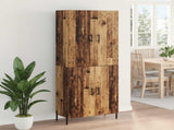 Highboard Old Wood 69.5 x 34 x 180 cm Engineered Wood 3415677