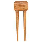 Console Table Brown 110 x 30 x 80 cm Solid Acacia Wood 42003318