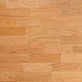 Desk Top Light Brown 100x60x2.5 cm Solid Wood Oak Rectangular 4009023
