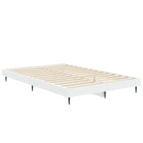 Bed Frame without Mattress White 120x190 cm Small Double Engineered Wood 832293