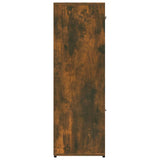 Book Cabinet Smoked Oak 90x30x90 cm Engineered Wood 815549