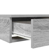 Bed Drawers Grey Sonoma 80 x 36.5 x 16.5 cm Engineered Wood 866928