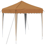 Pop-up Party Tent 195 x 195 x 245 cm Beige Oxford Fabric 42019716