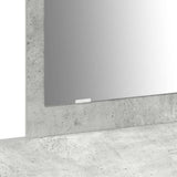 Dressing Table Grey 100 x 40 x 70 cm Engineered Wood 865211