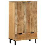 Highboard Brown 60x33x100 cm Solid Wood Mango 4017750