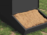 Pig Feeder Black 55 x 38 x 76 cm Cold-Rolled Steel 874636