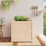 Garden Planter 70x70x70 cm Solid Wood Pine 837434