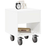 Bedside Table 2 pcs White 40.5 x 40 x 48 cm Engineered Wood 891057
