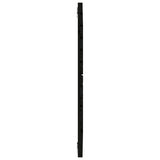 Wall Headboard Black 146x3x91.5 cm Solid Wood Pine 824687