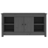 TV Cabinet Grey 103x36,5x52 cm Solid Wood Pine 814576